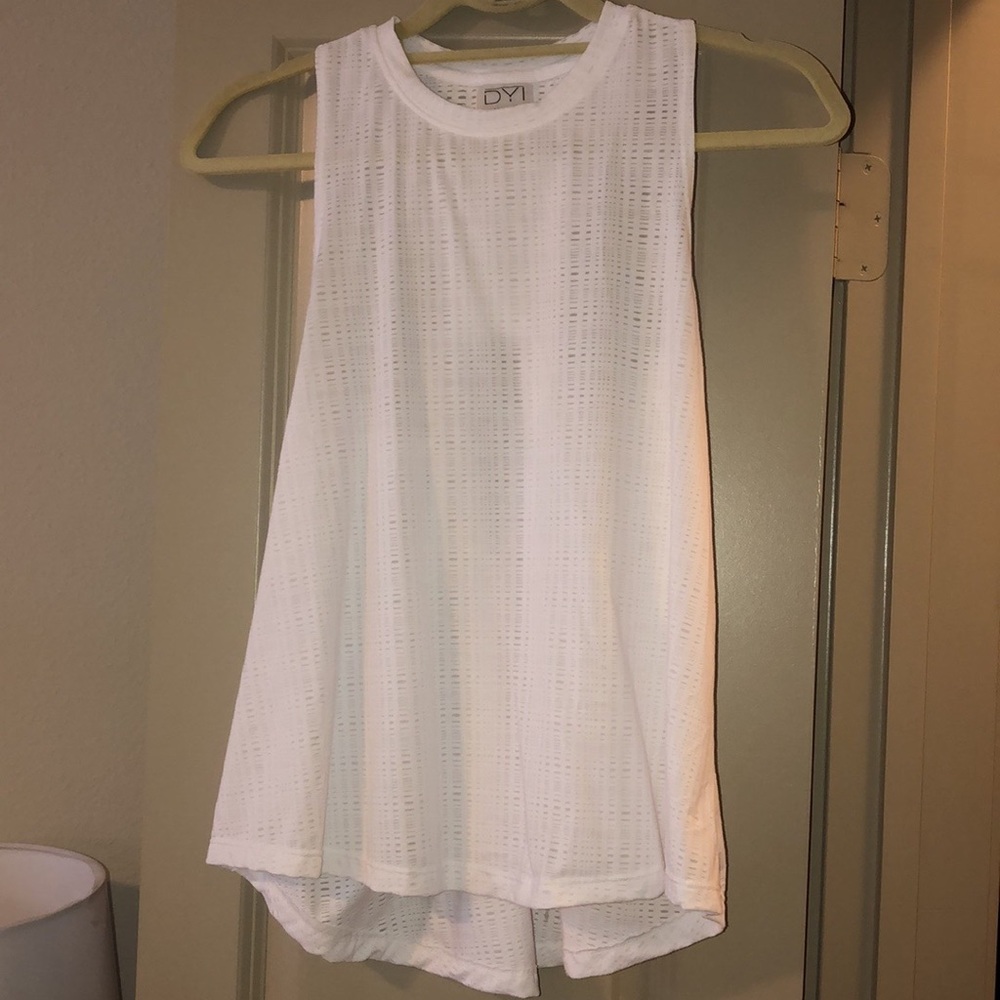 DYI open back tank top